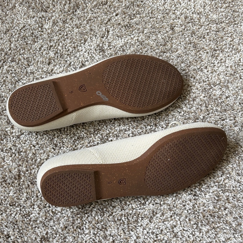 Rothy's Cream Ballet Flats with Bow size 9 - Picture 5 of 6